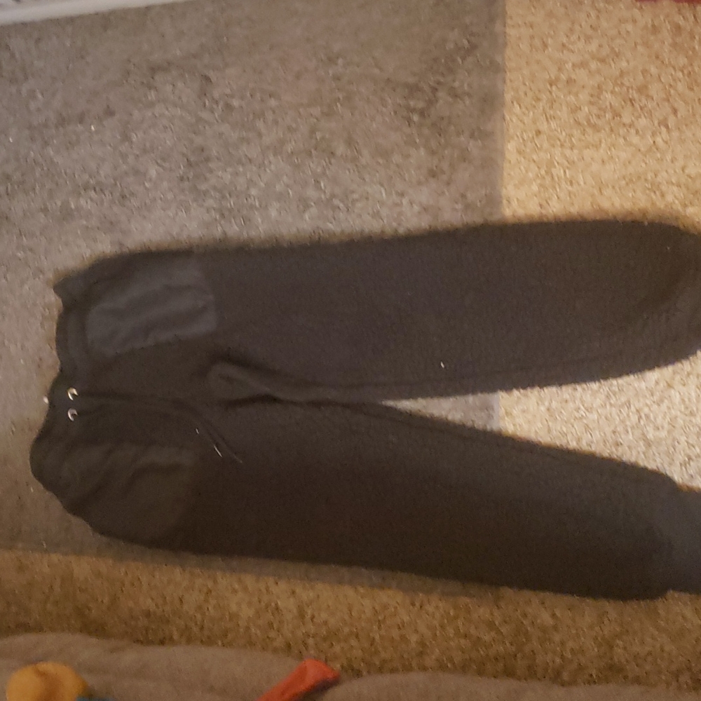 No Boundaries Fluffy Red and Black Fleece pants